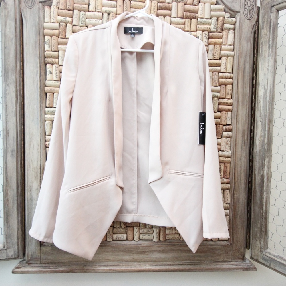 Miss Punctuality Small Taupe LuLu's Blazers